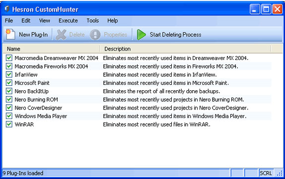 Privacy Software Screenshot