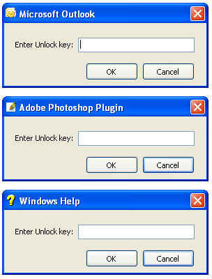 Hide My Windows, Privacy Software Screenshot
