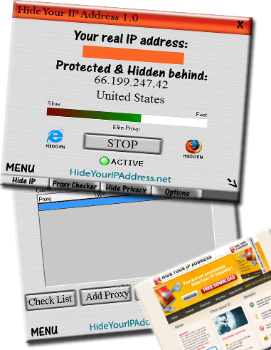 Hide Your IP Address Screenshot