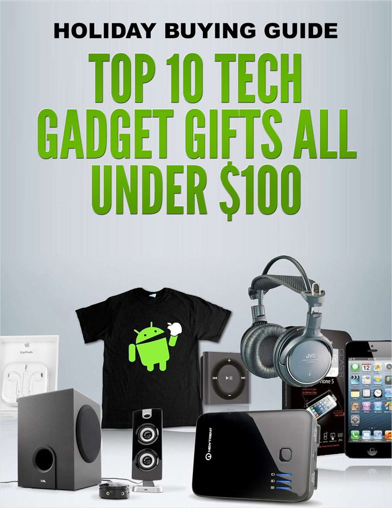 Holiday Buying Guide - Top 10 Tech Gadget Gifts All Under $100 Screenshot