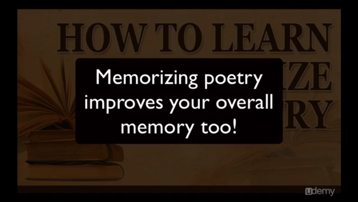 Learning and Courses Software, How to Learn and Memorize Poetry Screenshot
