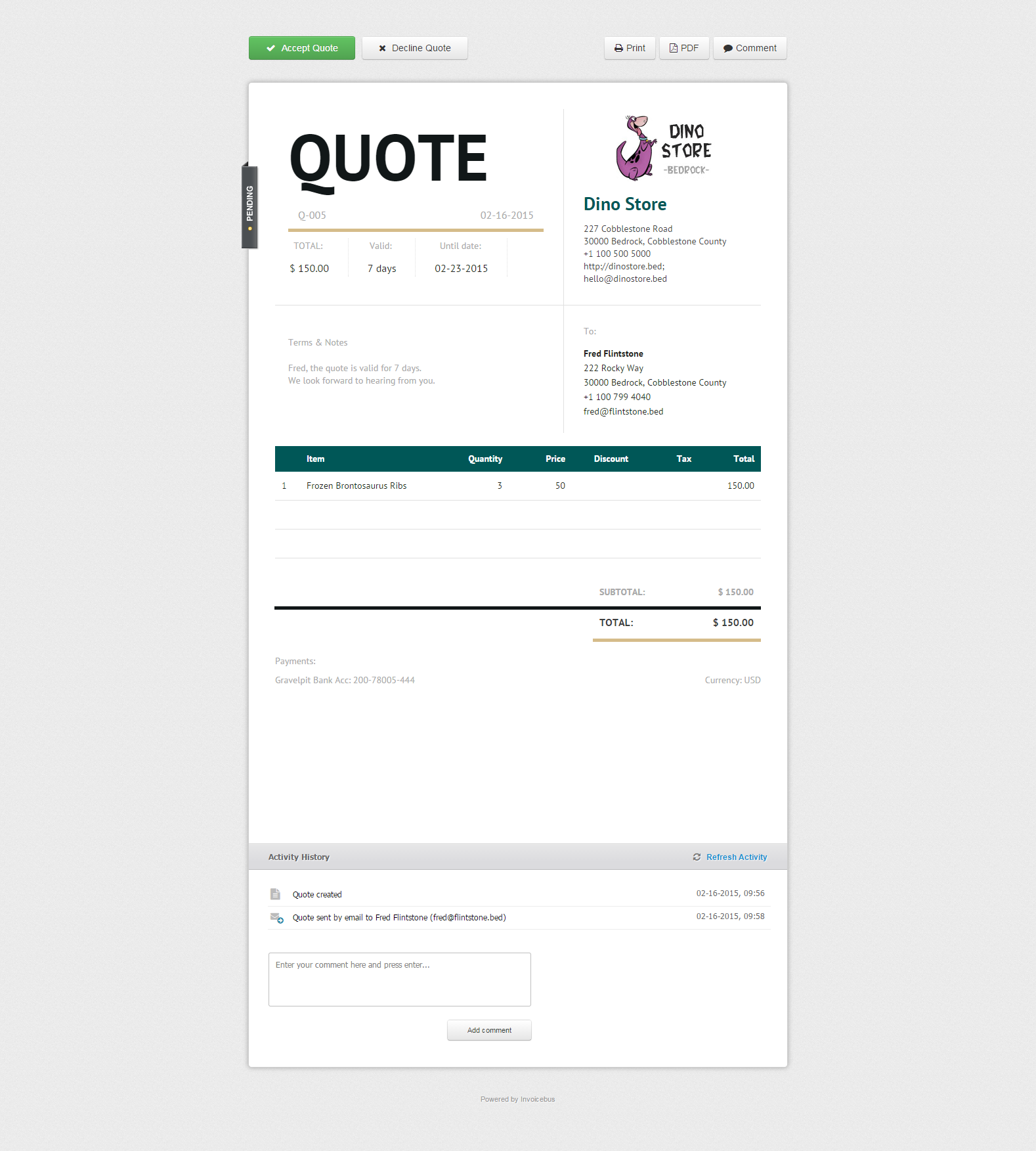 Simple online invoicing - Invoicebus Screenshot 10