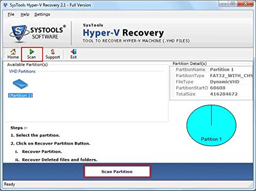 Hyper-V Recovery Screenshot