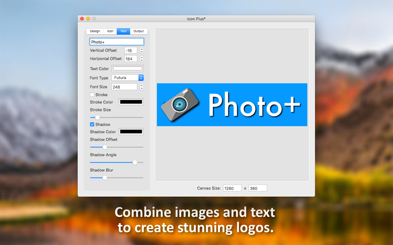 Icon Plus, Design, Photo & Graphics Software Screenshot