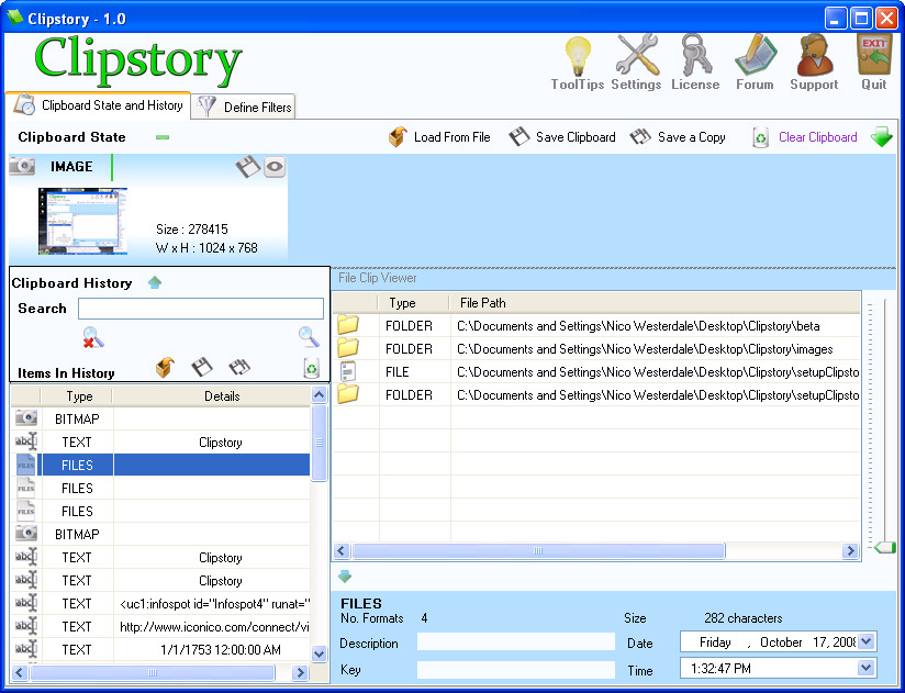 Other Utilities Software, Iconico Desktop Tools A La Carte Screenshot