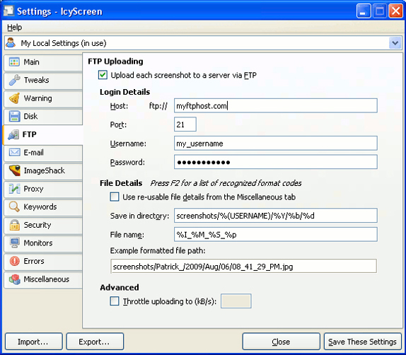 Screenshot Software, IcyScreen Screenshot