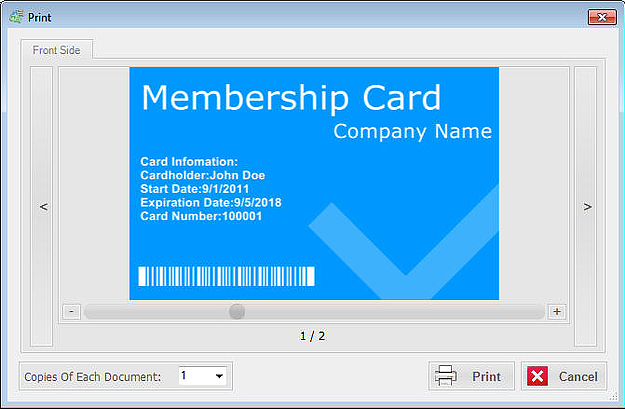 Business & Finance Software, ID Card Workshop - Single User Full License Screenshot