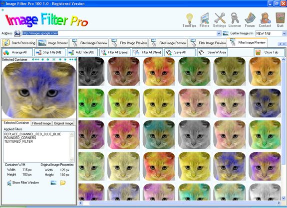 Image Filter Pro 100 Screenshot 12