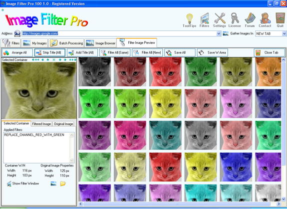 Image Filter Pro 100 Screenshot 8