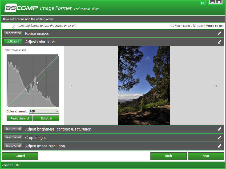 Image Former, Batch Image Software Screenshot