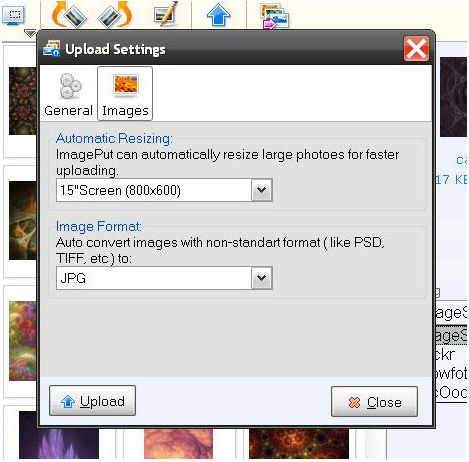 Web Slideshow Software, ImagePut Screenshot