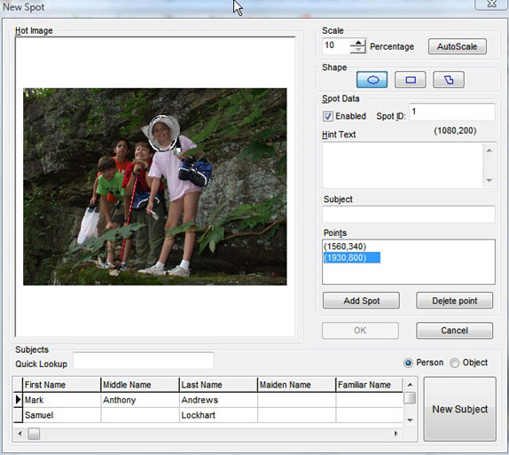 Imago, Cataloging Software Screenshot