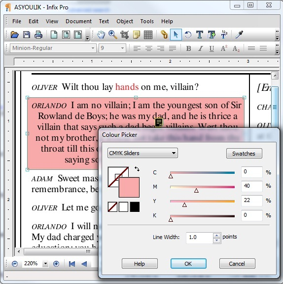 Infix PDF Editor, Business & Finance Software Screenshot