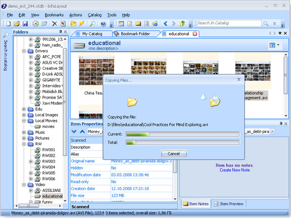 Hobby, Educational & Fun Software, Cataloging Software Screenshot