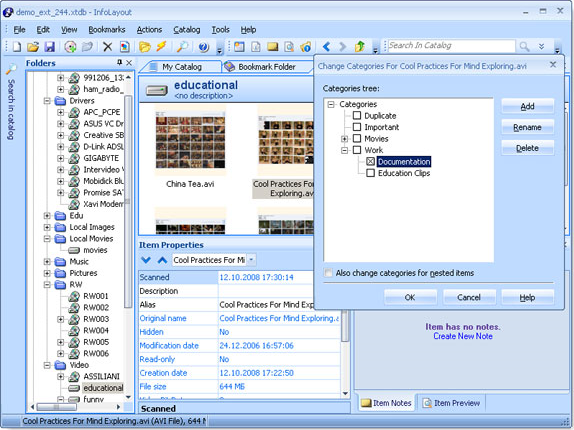 InfoLayout, Hobby, Educational & Fun Software Screenshot