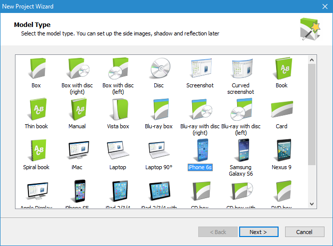 Boxshot Software Screenshot