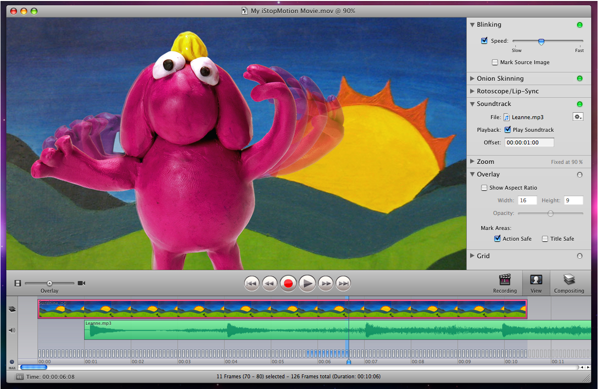 Video Capture Software, iStopMotion Express Screenshot
