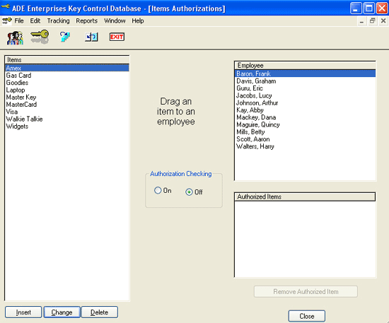 Business Management Software Screenshot