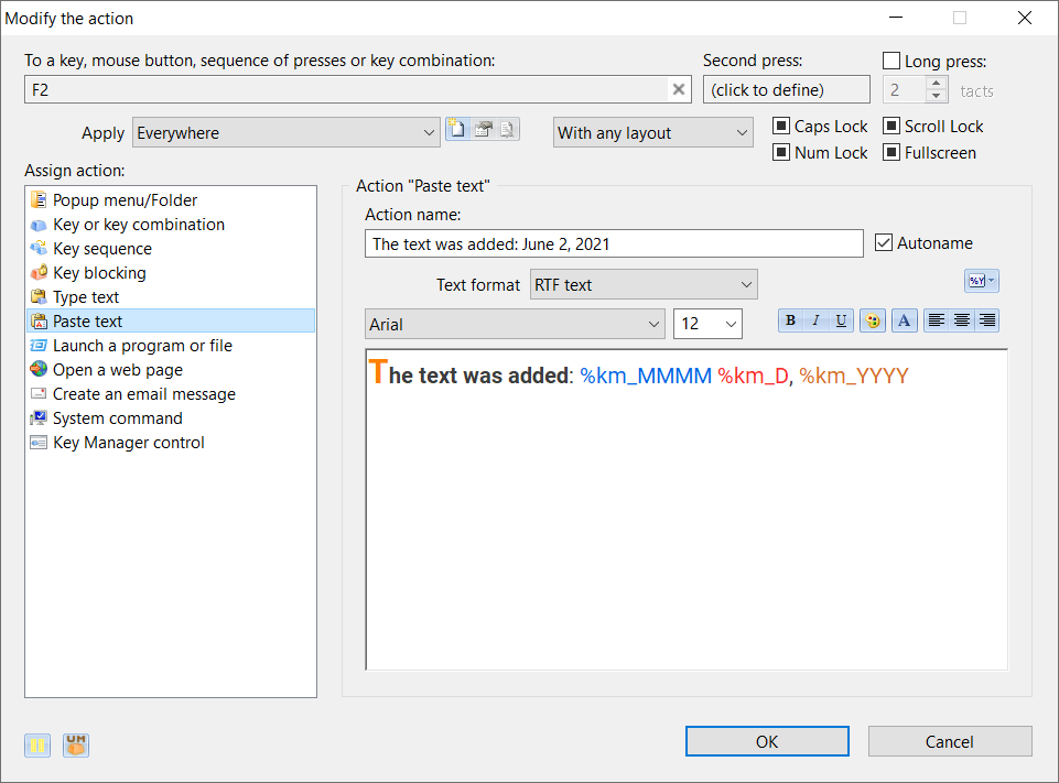Keyboard Software, Key Manager 2 License Pack Screenshot