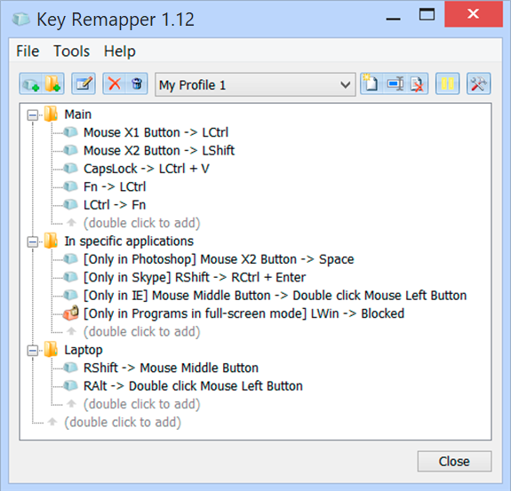 Key Remapper 3 License Pack Screenshot