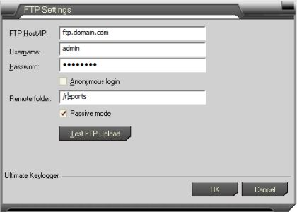 KRyLack Ultimate Keylogger, Security Software Screenshot