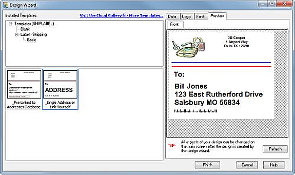 Label Creation Software Screenshot