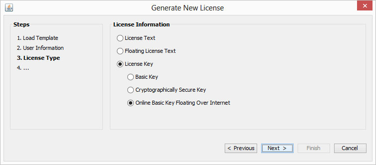 Software License Software Screenshot