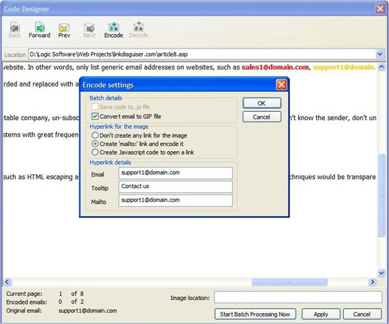 Website Security Software Screenshot