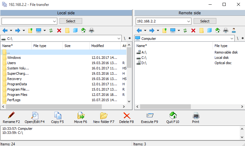 LiteManager, Internet Software Screenshot