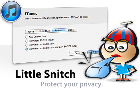 Little Snitch, Internet Security Software Screenshot
