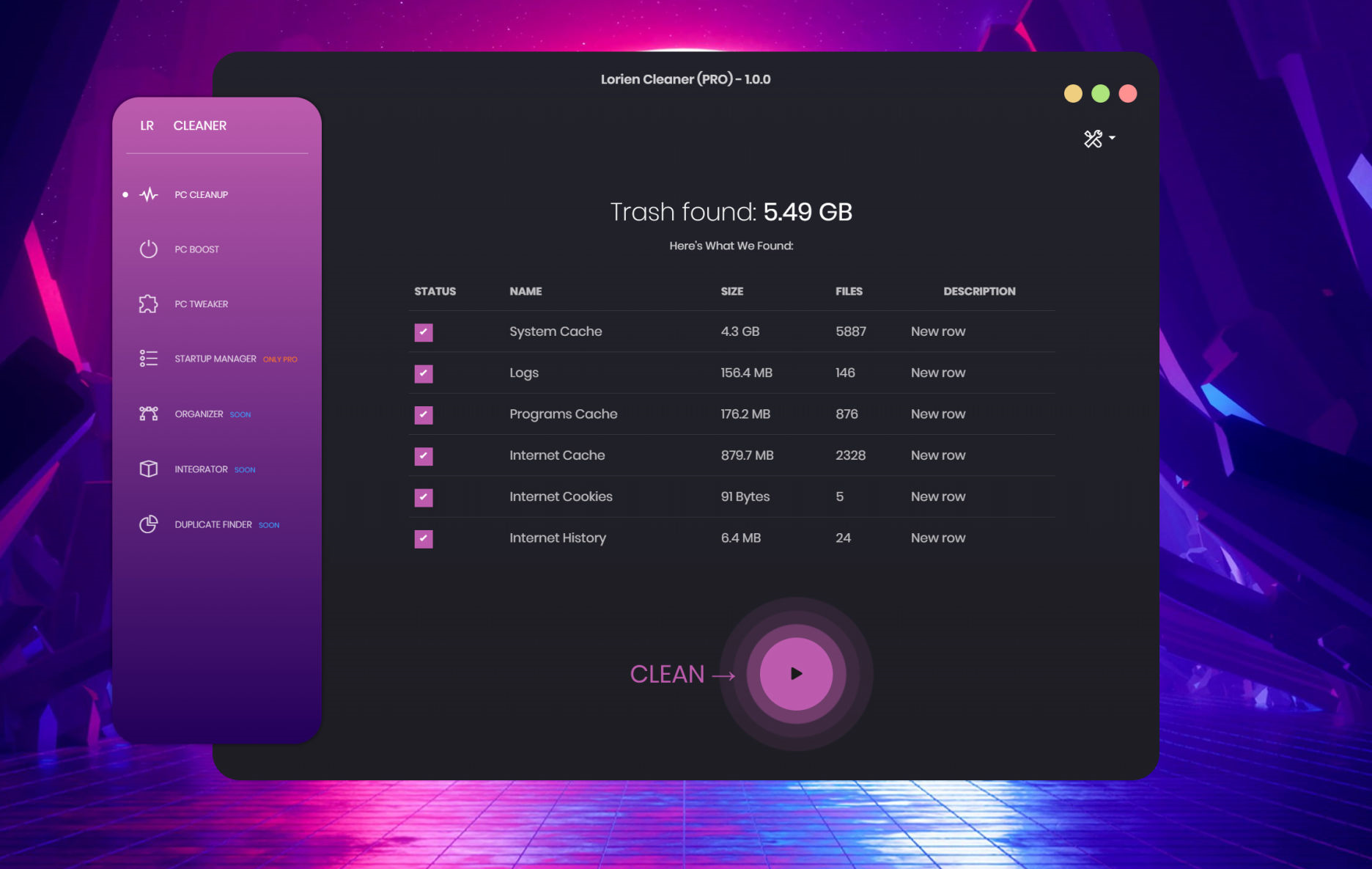 Lorien Cleaner: The Best Junk Cleaner for PC with Lifetime Access Screenshot