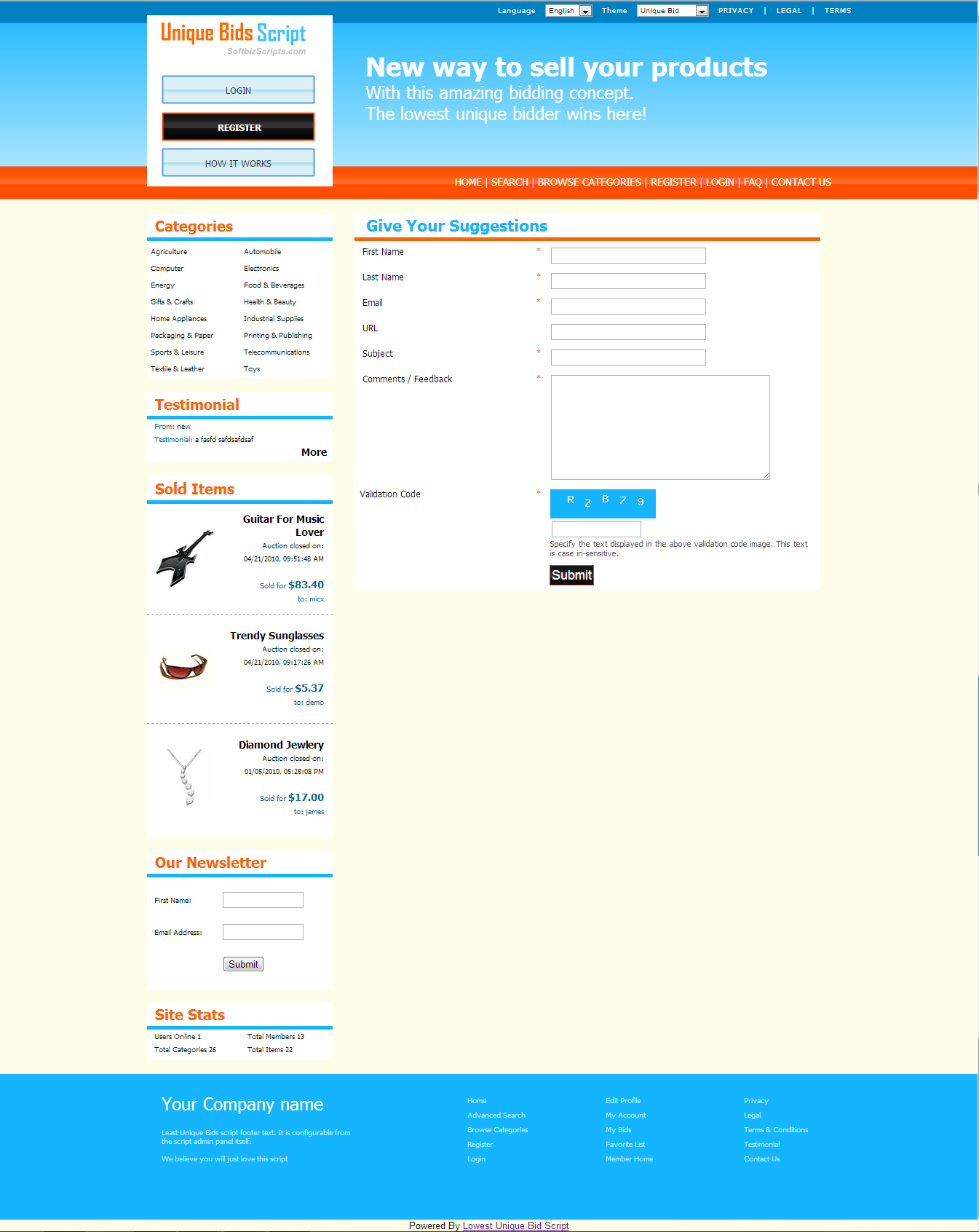 Website Builder Software Screenshot