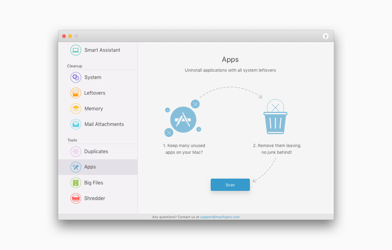 MacFly Pro, Software Utilities, PC Optimization Software Screenshot