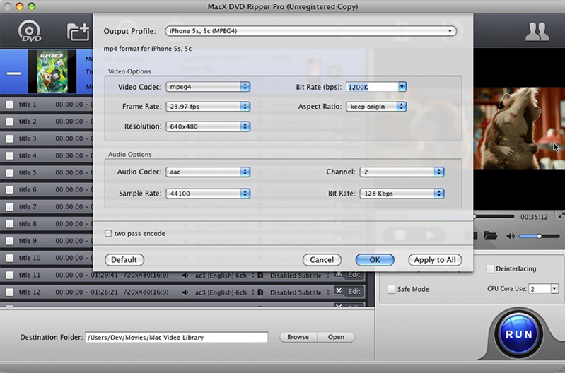 dvd rip software free mac