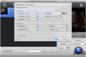 MacX Mobile Video Converter, Video Converter Software Screenshot