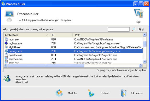 Magic Utilities 2007, Software Utilities Screenshot