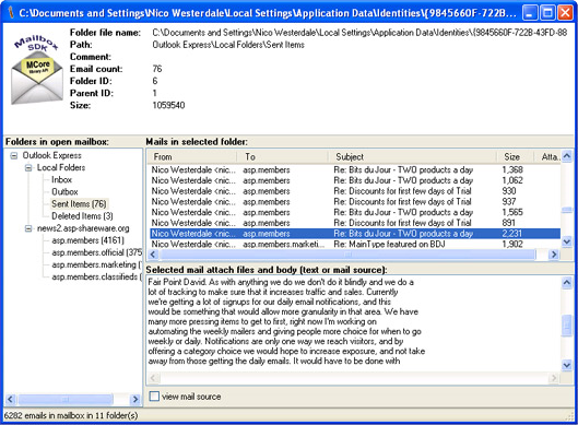 Mailbox SDK, Development Tools Software Screenshot