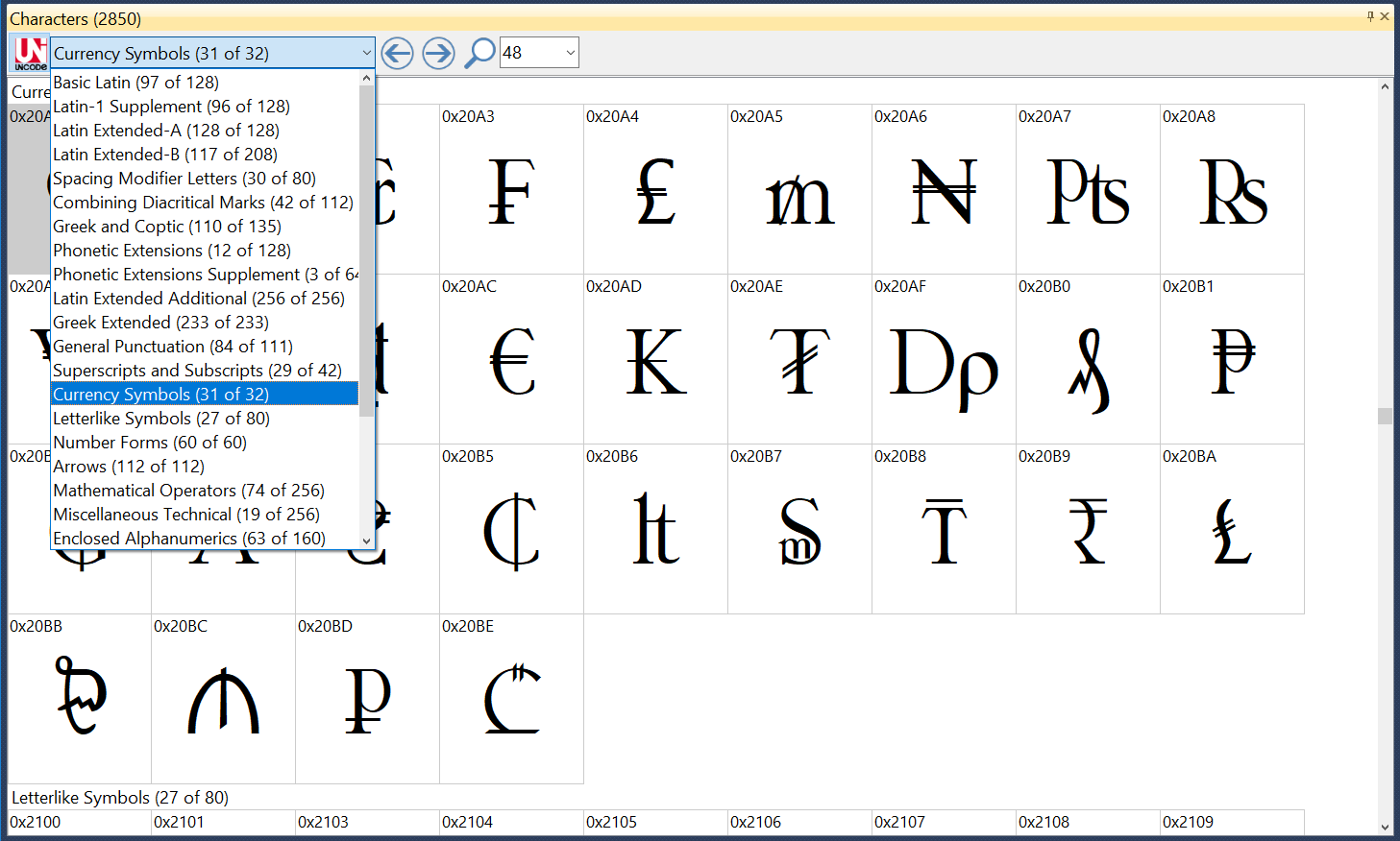 Fonts and Font Tools Software Screenshot