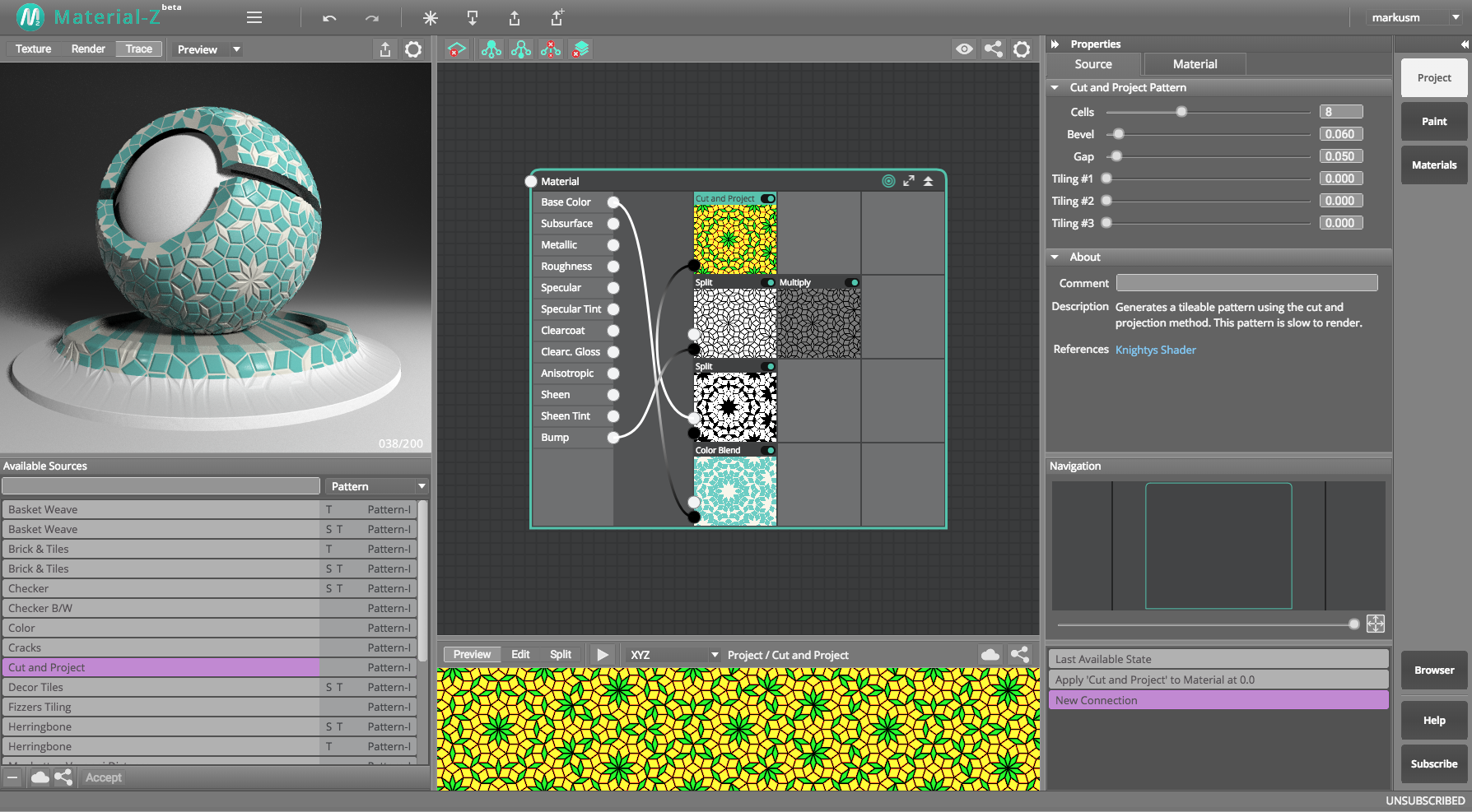 Graphic Design Software, Material-Z Screenshot