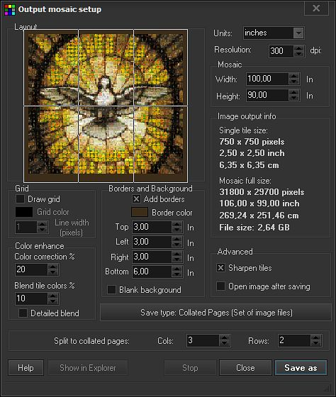 Mazaika, Design, Photo & Graphics Software Screenshot