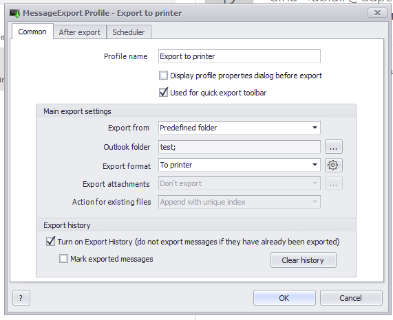 MessageExport add-in for Outlook Screenshot 8