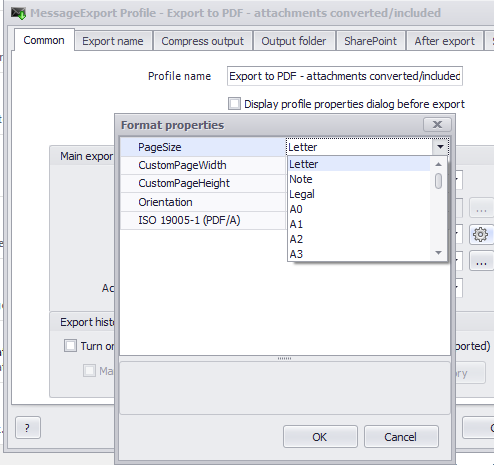 MessageExport add-in for Outlook, Business & Finance Software, Document Conversion Software Screenshot