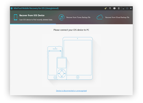 MiniTool Mobile Recovery for iOS Screenshot