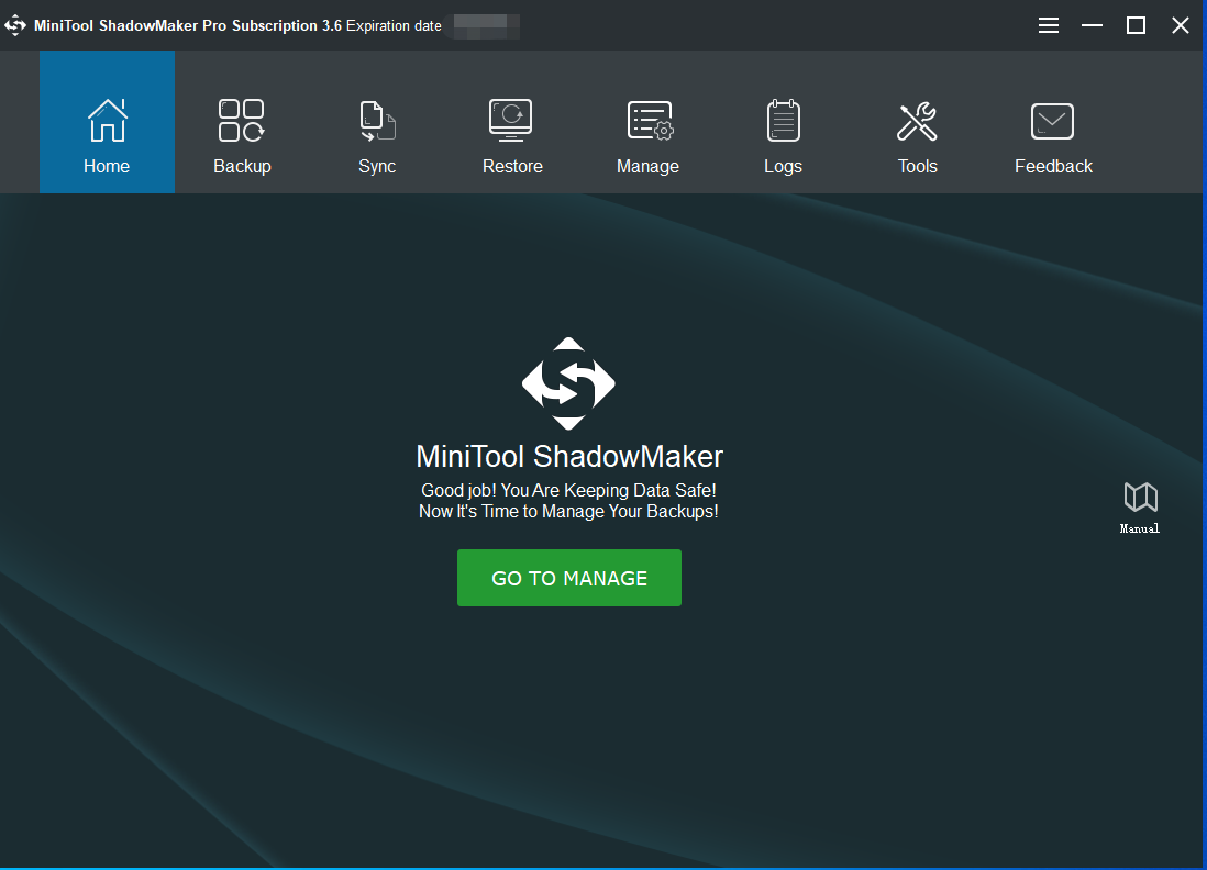 MiniTool ShadowMaker Pro Screenshot