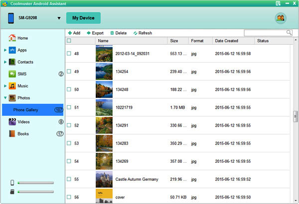 Backup and Restore Software Screenshot