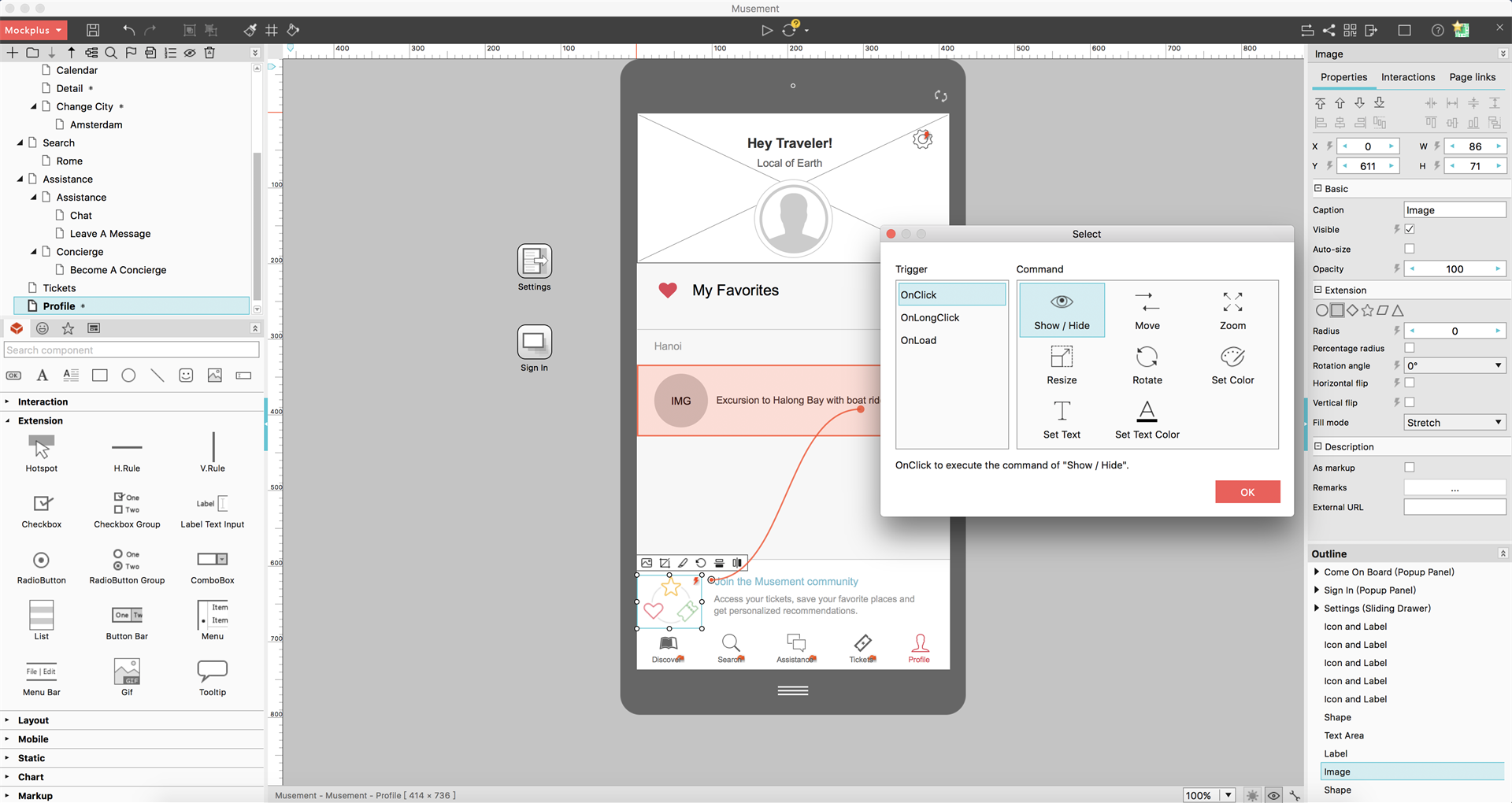 mockplus website prototype