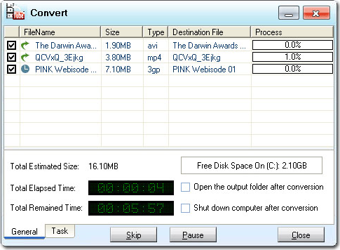 Moyea YouTube Converter, Video Software, Video Converter Software Screenshot