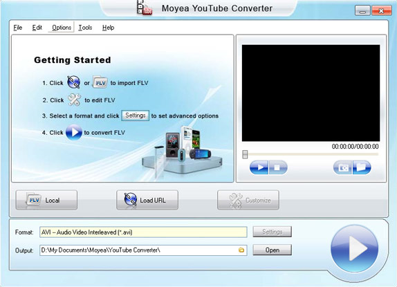 Moyea YouTube Converter Screenshot