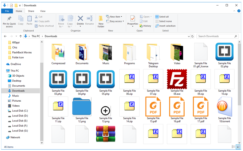 File Management Software, MSTech Swift Gadget Screenshot