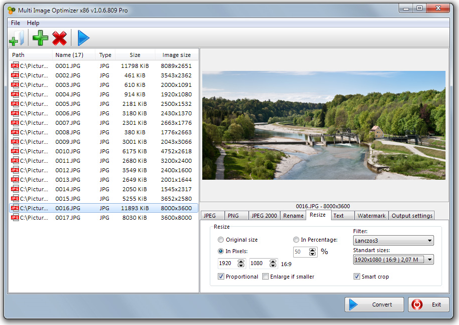 Multi Image Optimizer Screenshot